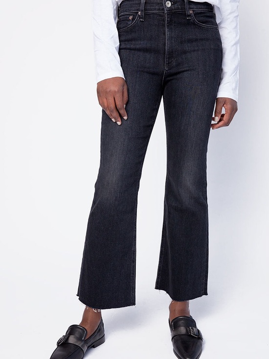 rag & bone Denim - Rag & Bone Nina High-Rise Flare Onyx Black Size 24